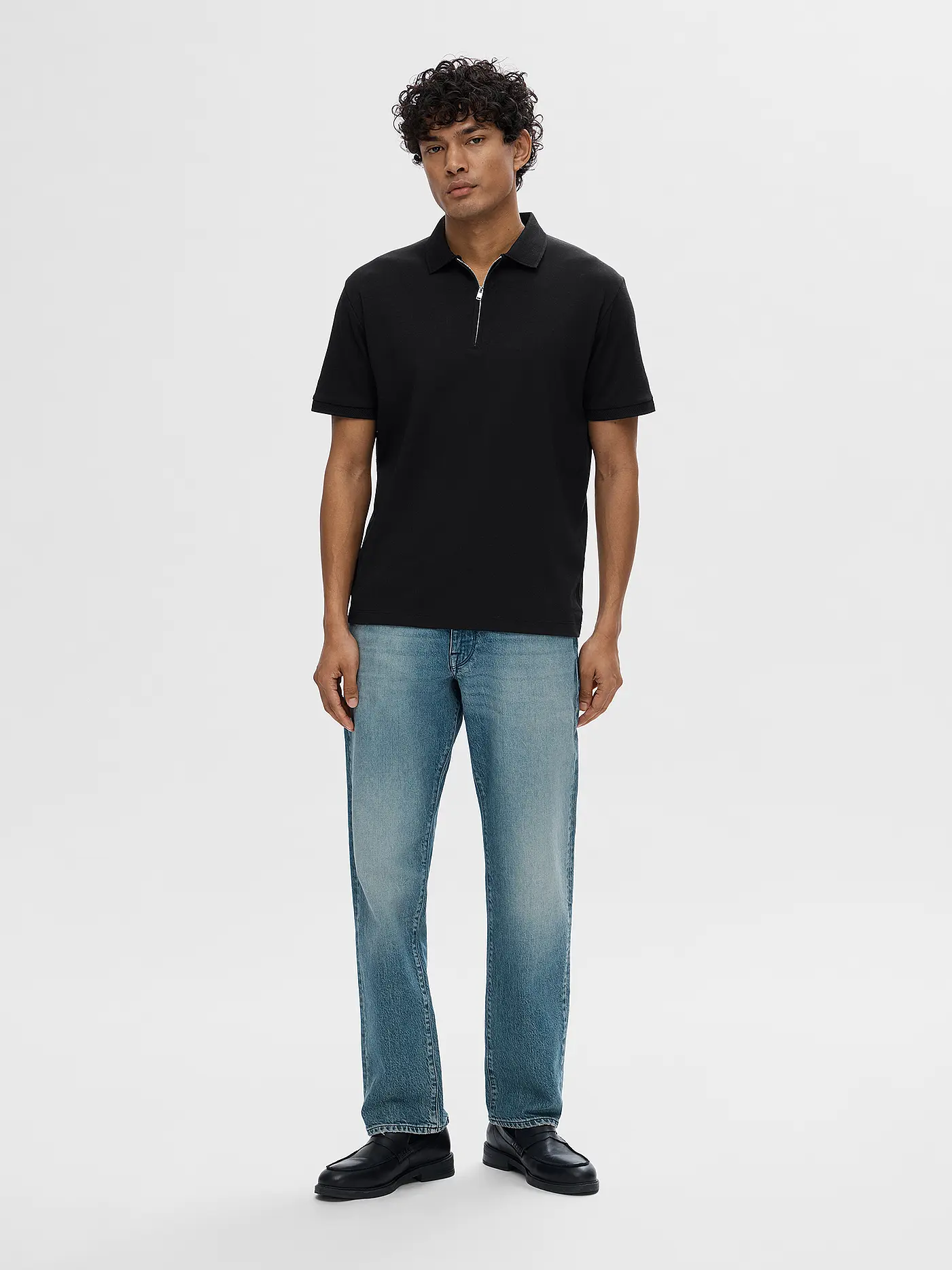 SELECTED | Poloshirt SLHFAVE | schwarz